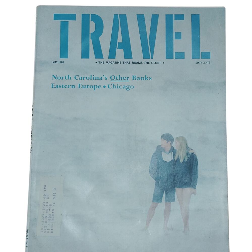 TRAVEL Magazine - May 1968 - North Carolina's Outer Banks - Vintage Publication